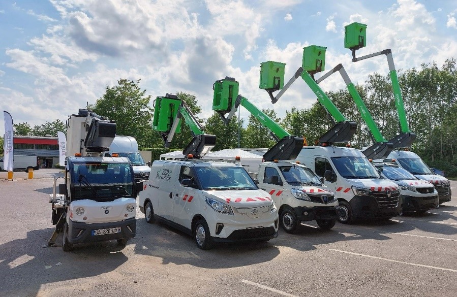 KLUBB IS INVOLVED: DISCOVER OUR AERIAL PLATFORMS ON ELECTRIC VEHICLES!