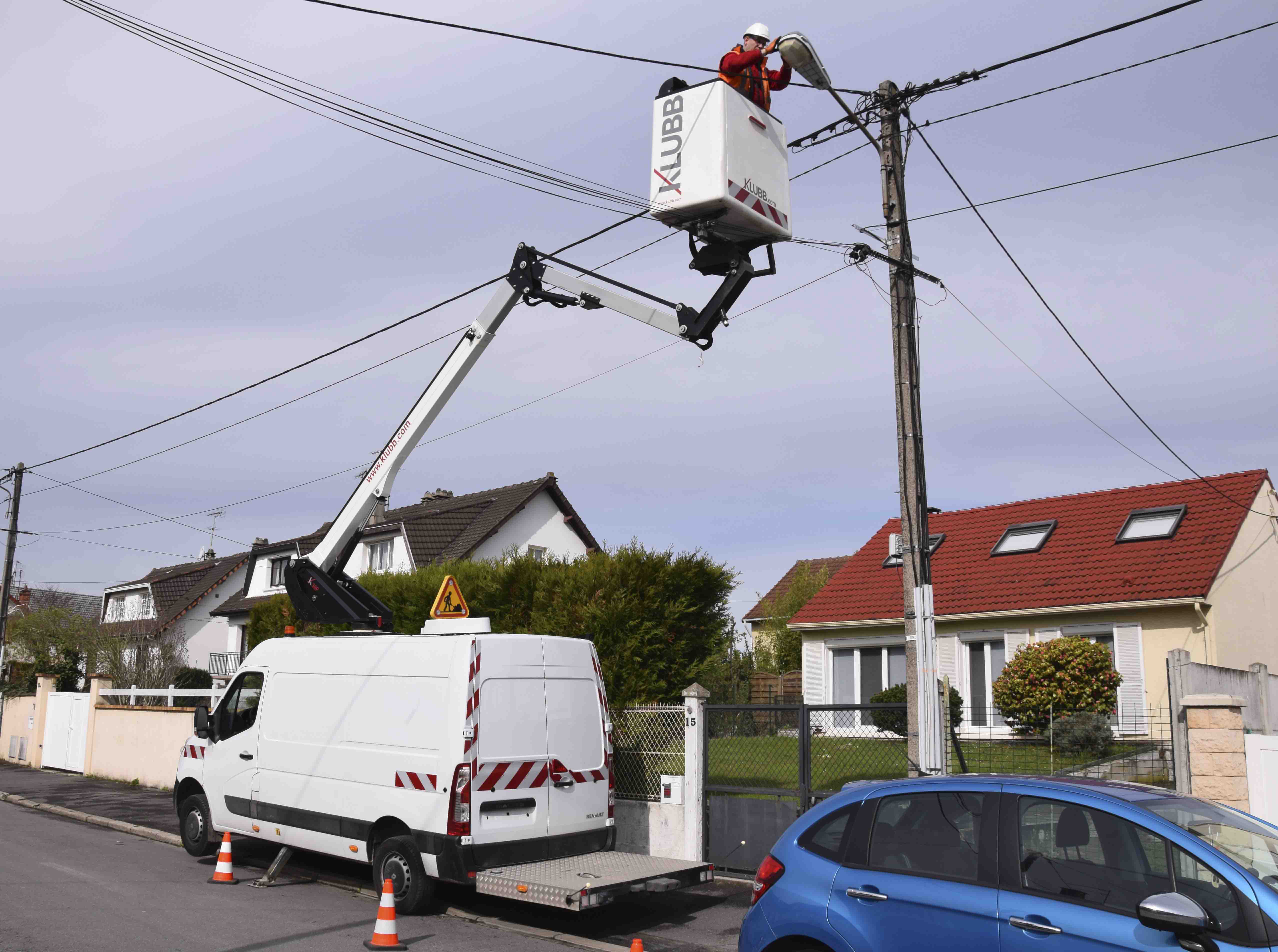 K38P aerial platform mounted on vans, Discover it !