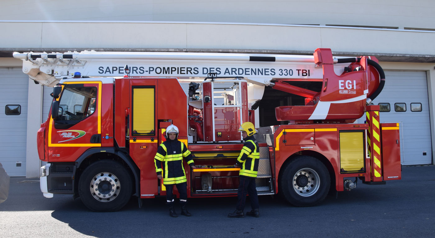 EGI delivers a firetruck to the SDIS des Ardennes in France