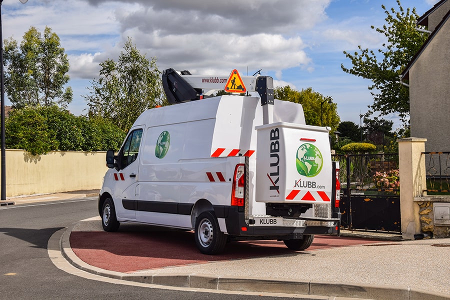 KLUBB Group's range of van mounted aerial access platforms