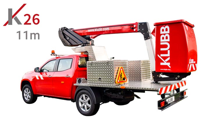 K26 pickup aerial platform on Mercedes X-Class