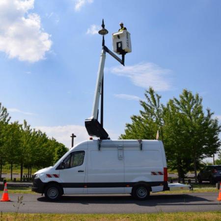 A significant gain in payload with the Klubb aerial work platforms light range!