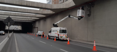 Barquilla Klubb K42P sobre Van Aplicada en CCTV y Alumbrado Público – Equans (Perú)