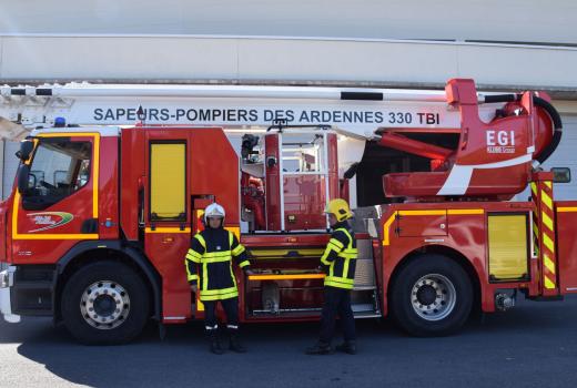 EGI delivers a firetruck to the SDIS des Ardennes in France