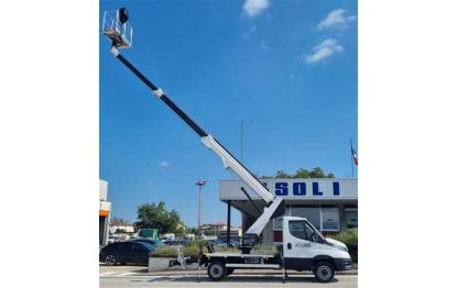 18m telescopic aerial platform on iveco daily pt 180 e