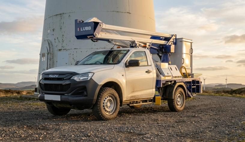 14,40m articulated aerial platform on isuzu d'max ka14