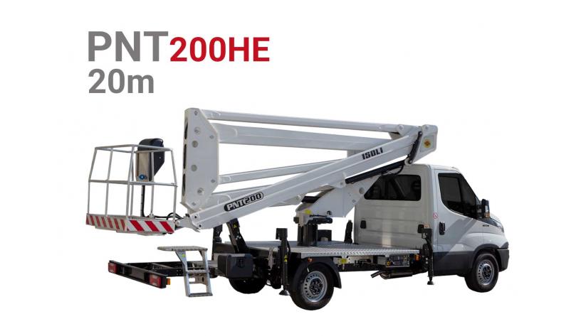 pnt200 he aerial platform on a iveco daily