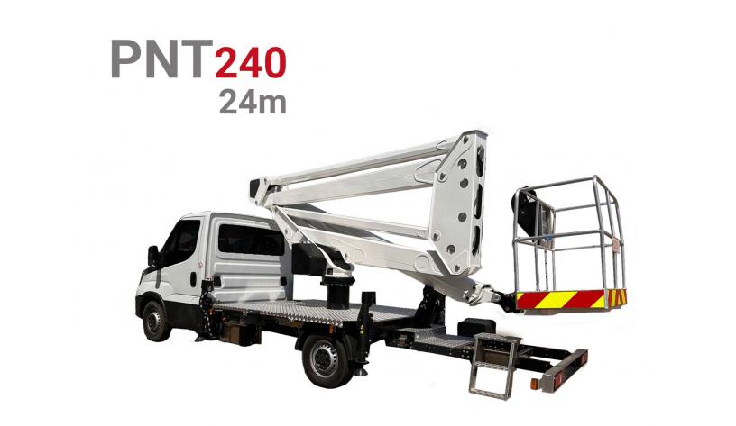 pnt240 aerial platform on a chassis