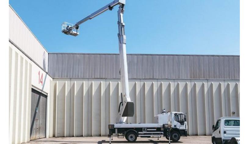 36m truck mounted telescopic aerial platform ptjj 36.29s