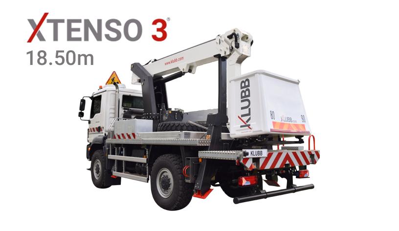 xtenso 3® truck mounted aerial platform (chassis version)