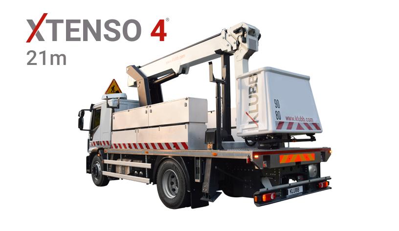 xtenso 4 truck mounted aerial platform chassis version