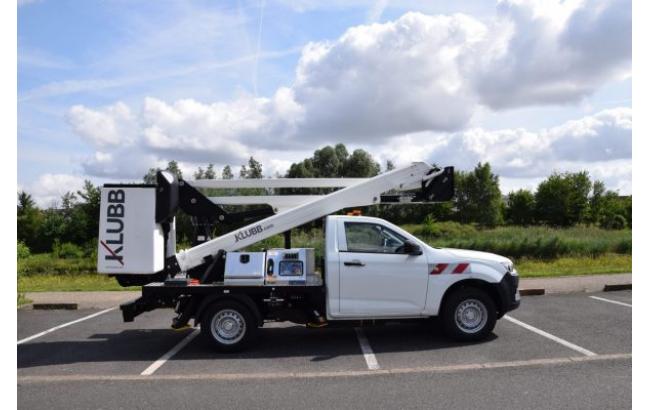 14.50m telescopic aerial work platform on pick up truck kat42l
