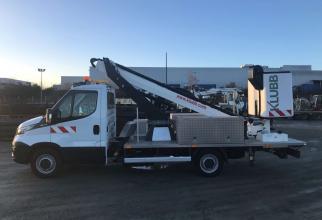 file n°1203 aerial platform kt48 on an iveco daily chassis