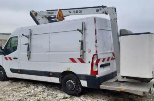 file n°1241 aerial platform fe121ft on a renault master van