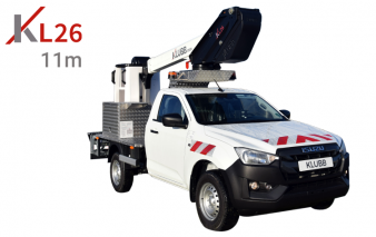 kl26 aerial platform on an isuzu dmax