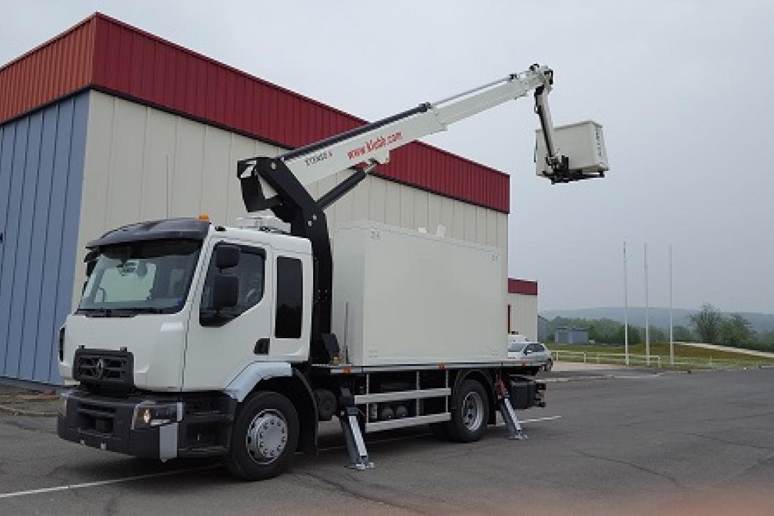 xtenso 4 truck mounted aerial platform workshop version