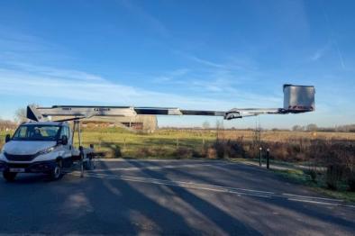 20m aerial platform with telescopic boom and jib on iveco daily pt 200je