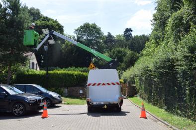 electric kl26 aerial platform on a master e tech