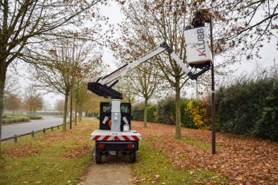 k20 aerial platform mounted on goupil g4