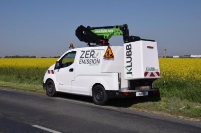 k20 aerial platform on nissan e nv200