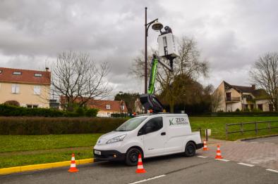 k20 aerial platform on nissan e nv200