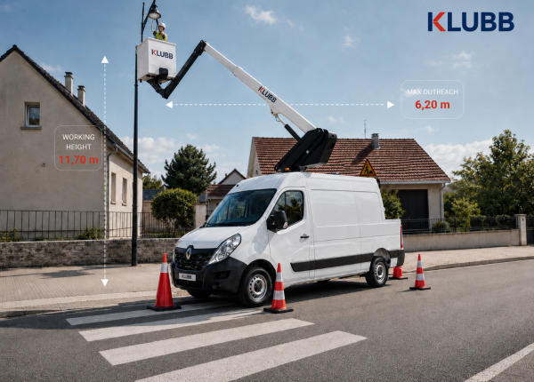How should you weigh up working height and outreach when choosing your van-mounted platform?