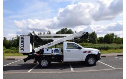 14.50m telescopic aerial work platform on pick up truck kat42l