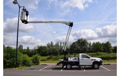 14.50m telescopic aerial work platform on pick up truck kat42l