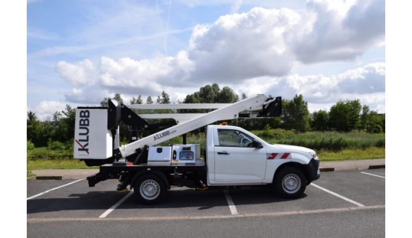14.50m telescopic aerial work platform on pick up truck kat42l