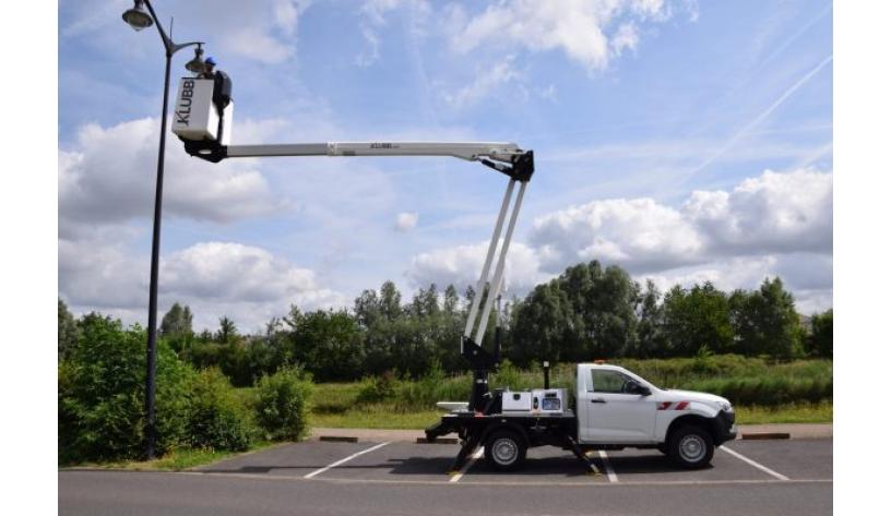 14.50m telescopic aerial work platform on pick up truck kat42l