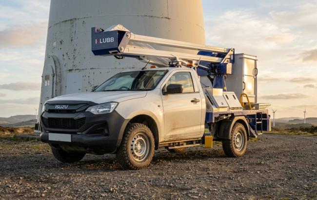 14,40m articulated aerial platform on isuzu d'max ka14