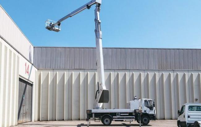 36m truck mounted telescopic aerial platform ptjj 36.29s