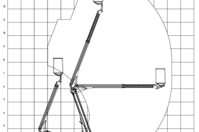 14.50m telescopic aerial work platform on pick up truck kat42l