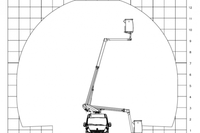 12.50m telescopic aerial platform on renault master l2h2 e tech kl32