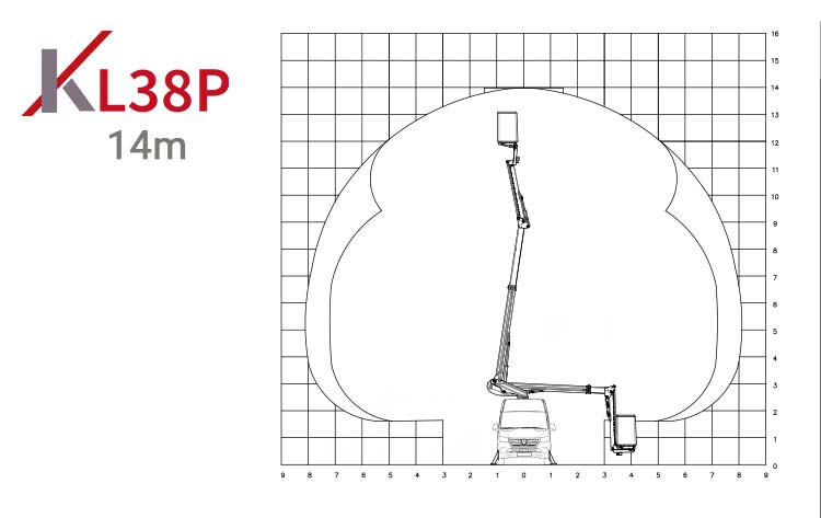 k38p without cutaway aerial work platform