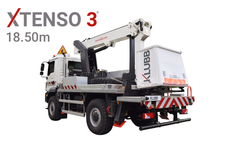 xtenso 3® truck mounted aerial platform (chassis version)